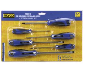 JUEGO 6 DESTORNILLADORES EN BLISTER