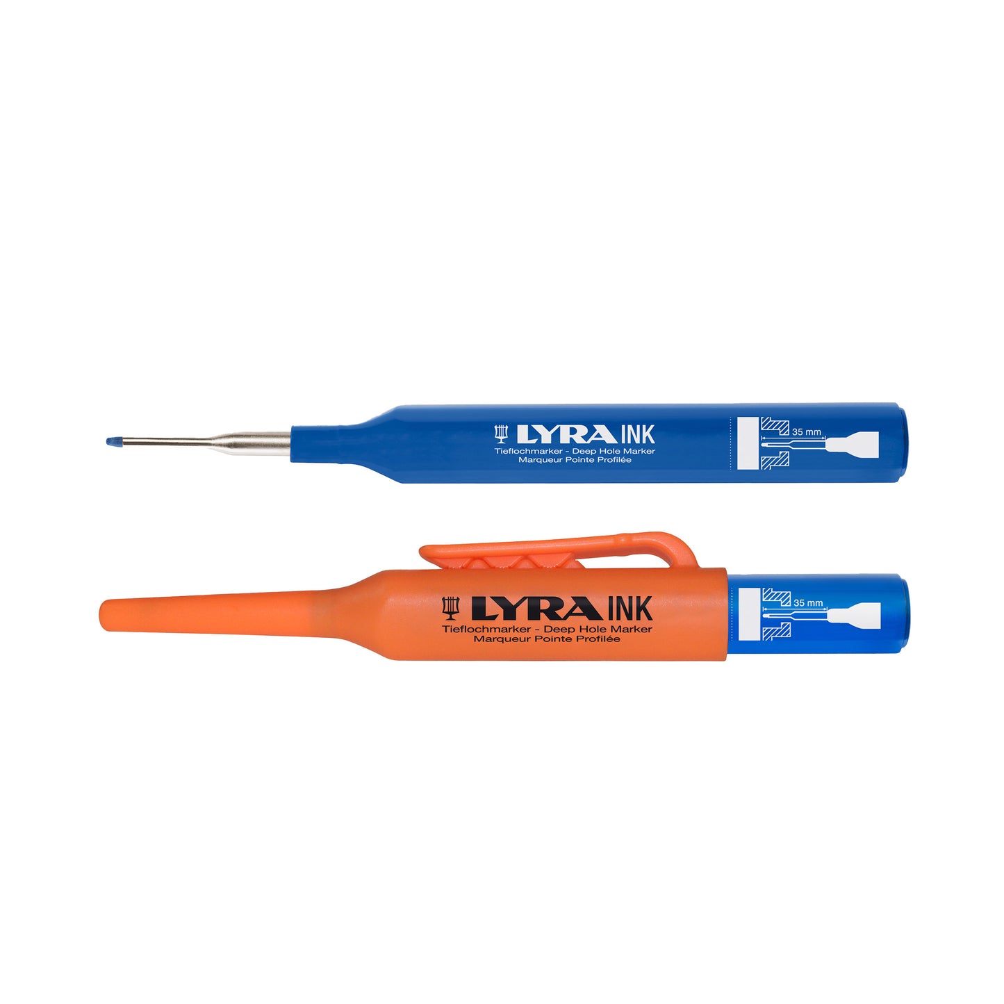 Rotulador Lyra para superfícies profundas AZUL