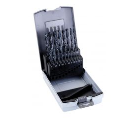 JUEGO 19 BROCAS 1-10x0,5MM CAJA PLAST.