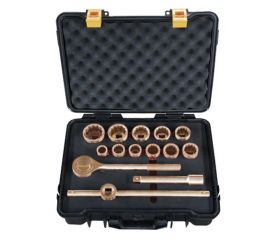 JGO DE LLAVES DE VASO 3/4' 14PZS CU-BE