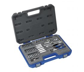 JUEGO LLAVE VASO 1/4 56 PIEZAS PULGADAS