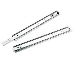 PAR GUÍAS METÁLICAS P/CARROS RODAM.BOLAS