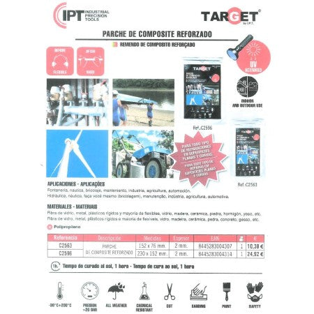PARCHE DE COMPOSITE REFORZADO IPT