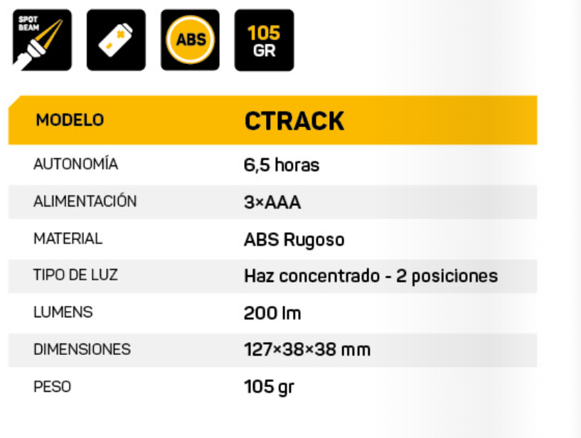 LINTERNA CATERPILLAR CTRACK