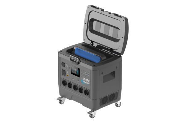 GENERADOR SOLAR / ESTACIÓN DE ENERGÍA GZE-2020R 1953Wh 2000W – Batería Intercambiable Incluida