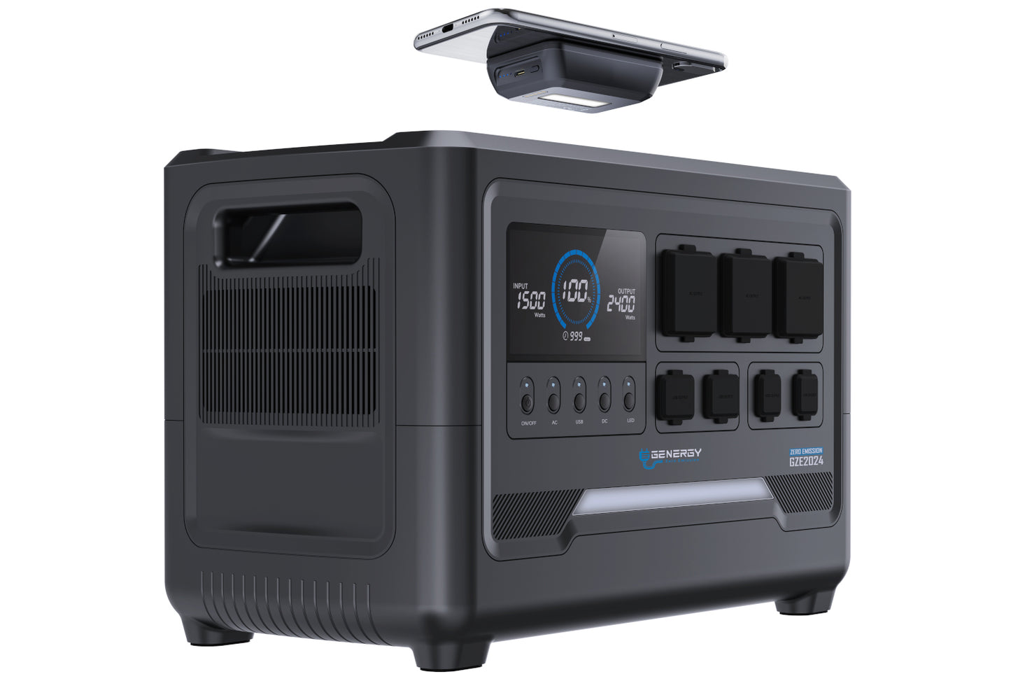 ESTACIÓN DE ENERGIA GENERGY GZE-2024 2048 WH 2400W