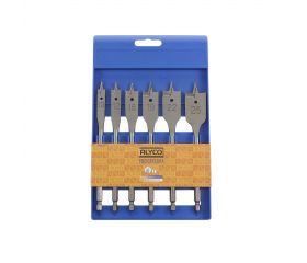 JUEGO DE 6 BROCAS PLANAS BOLSA NYLON