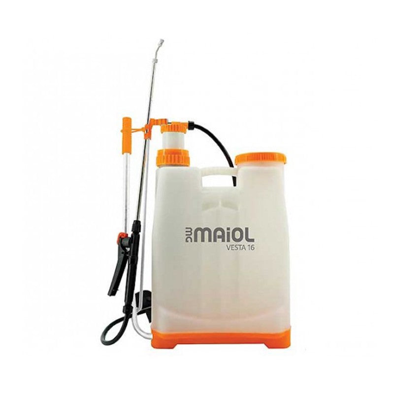 PULVERIZADOR MOCHILA CON LANZA METÁLICA 16L