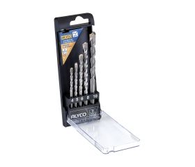 JUEGO 5 BROCAS M/CILIND HORMIG. C/PLAST.