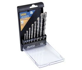 JUEGO 8 BROCAS M/CILIND HORMIG. C/PLAST.