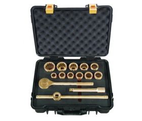 JGO DE LLAVES DE VASO 3/4' 14PZS AL-BR