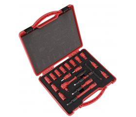 JUEGO LLAVE VASO 1/4' 18 PIEZAS AISLADOS