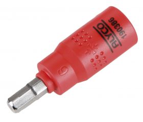 LLAVE VASO 1/4' PUNTA HEX AISLADO 3 MM