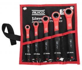 JGO 5 LLAVES COMB. VDE B/NYLON 8-19MM