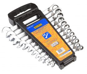JUEGO 12 LLAVES COMB. CARRACA REV 8-19MM