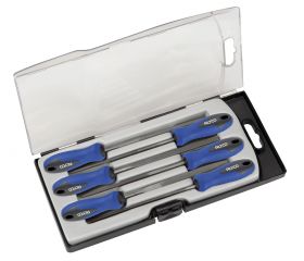 JUEGO DE 6 LIMAS DE 100 MM C/PLÁSTICO