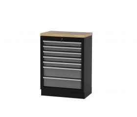 ARMARIO BASE DE 7 CAJONES BASE DE MADERA