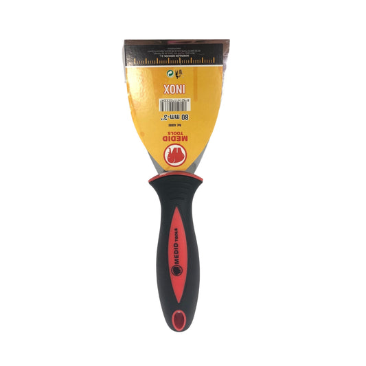 Espátula de pintor bimaterial inoxidable – 80 mm MEDID