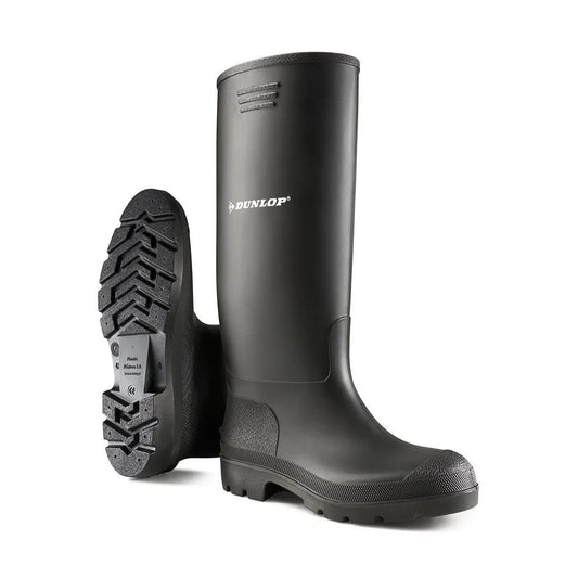 Bota de agua Dunlop Pricemastor negro PVC