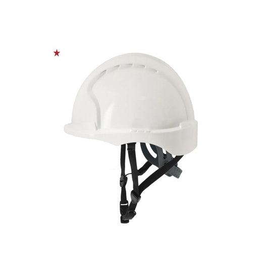 Casco EVO3 no vent Linesman Visera corta Ruleta-Blanco