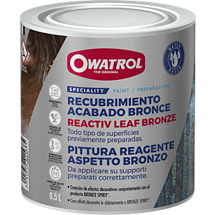 OWATROL REACTIVE LEAF BRONZE: RECUBRIMIENTO ACABADO BRONCE 0.5L