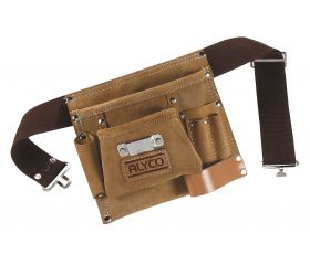 BOLSA INDIVIDUAL DE CUERO CON CINTURÓN