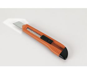 CUTTER 18MM GUÍA PLÁSTICO ALYCO ORANGE