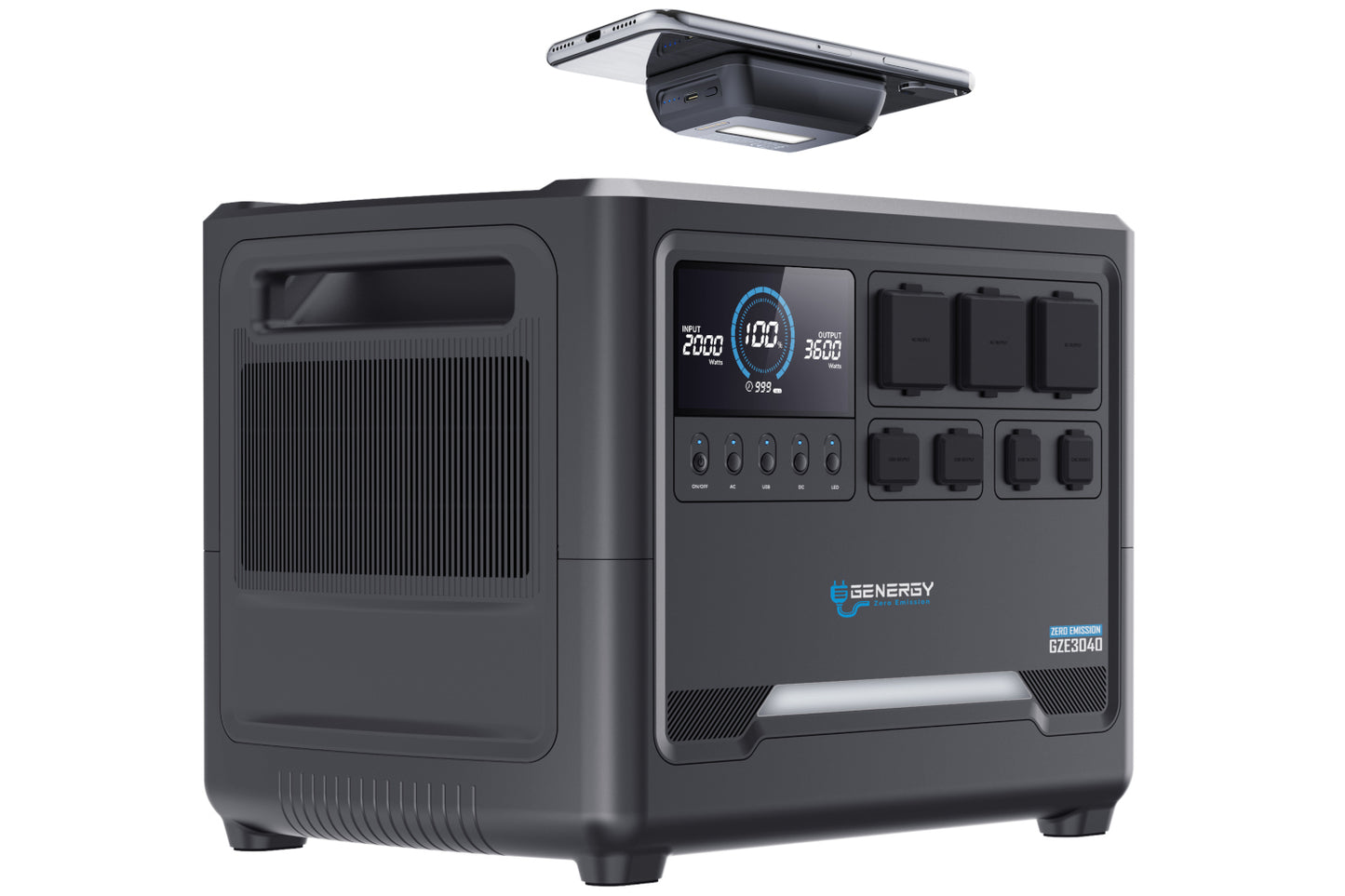 ESTACIÓN DE ENERGIA GENERGY GZE-3040 3072 WH 2400W