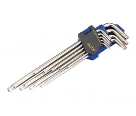 JUEGO 9 LLAVE ACODADA TORX INV EXTRALARG