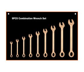 JUEGO DE LLAVES COMBINADAS 9 PZAS CU-BE