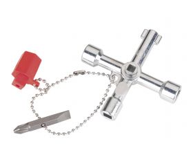 LLAVE CABINAS AGUA, GAS, ELECTRIC 60 MM