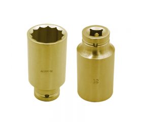 LLAVE VASO IMPACTO LARGA 1/2' 8MM AL-BR