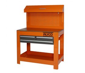 MESA TRABAJO CON PANEL ALYCO ORANGE