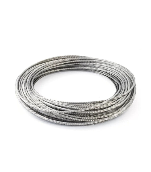 Cable acero inoxidable 7x7+0 AISI 316 (A4) 1570N/mm2 diferentes medidas